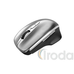 Egér, vezeték nélküli, optikai, USB, Blue-LED érzékelő, CANYON MW-21, szürke