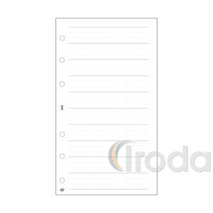 Betétlap -L320/F- gyűrűs kalendáriumhoz -telefon bianco- SATURNUS 2026.év