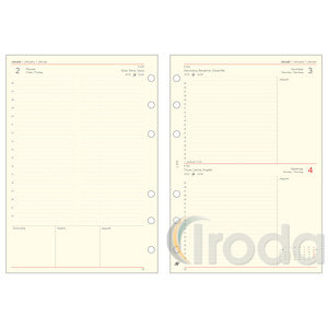 Betétlapcsomag gyűrűs kalendáriumhoz NAPI L312 SATURNUS,  2026.év