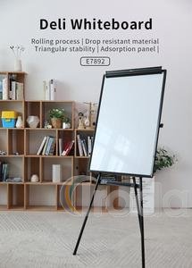 Deli FlipChart tábla, mágneses, írható, állványos, 70x100 cm,