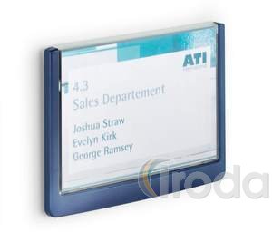 Durable Irányítótábla CLICK SIGN 149x105.5 mm, műanyag keret 486107 sötétkék