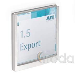 Durable Irányítótábla CLICK SIGN 149x148.5 mm, műanyag keret 4862 fehér
