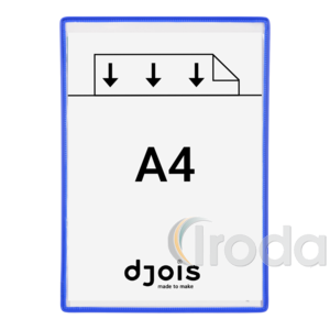 Bemutat&oacute;t&aacute;bla Djois A4 k&eacute;k 5db/csom, r&ouml;videbbik oldal&aacute;n nyitott, forg&oacute;csap n&eacute;lk&uuml;l
