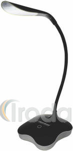 Esperanza Mimosa Ledes asztali lámpa fekete,  USB 5500K