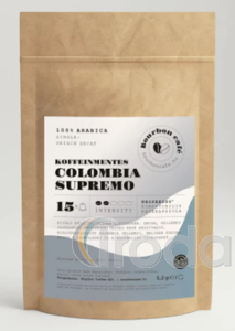 Bourbon Coffee kávékapszula Koffeinmentes Columbia Supremo, Arabica, 15 db/dob