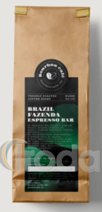 Bourbon Coffee kávé Brazil Espresso Fazenda Bar, szemes, 1kg, (80/20)