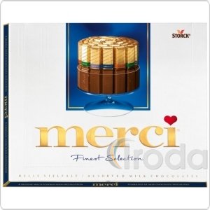 Merci desszert kék, tejcsokoládés, 250g