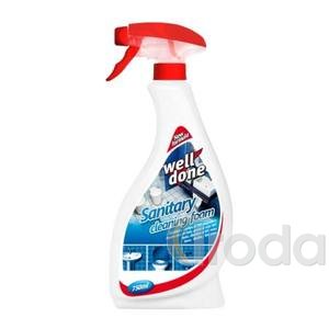 Szaniter tisztító hab , Well Done 750ml