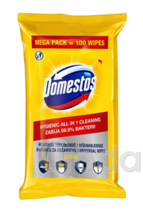Domestos higikendő utántöltő, 100db citrom