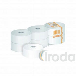 Toalettpapír, 23cm átmérő, 2 rétegű, cellulóz, 165fm