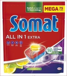 Somat All-in-1 mosogatótabletta 75 db Lemon