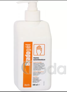 Kézfertőtlenítő gél Bradogel, 500 ml, pumpás