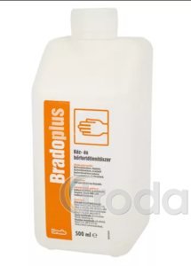 Brado Plus Kézfertőtlenítő folyadék 500ml, adagolóba helyezhető