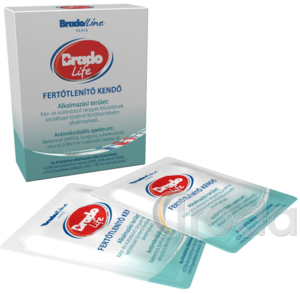 Bradolife kéz- és bőrfertőtlenítő kendő, 100db/doboz