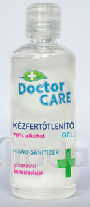 Doctor Care kézfertőtlenítő gél, flip-top kupakkal 100ml