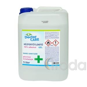 Doctor Care kézfertőtlenítő gél, utántöltő, 5L