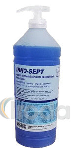 Inno-Sept higénés fertőtlenítő kéztisztító és betegfürdető folyékony szappan 1000ml, pumpával