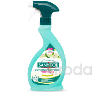 Sanytol fertőtlen&iacute;tő univ. tiszt&iacute;t&oacute; spray 500ml alma illattal