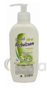 Sandel k&eacute;zbalzsam kamilla, k&ouml;r&ouml;mvir&aacute;g, 250ml