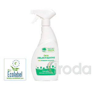 Nature green &ouml;ko ablaktiszt&iacute;t&oacute; 500ml