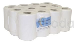 Kéztörlő tekercses 14cm 2 rét , cellulóz, perforált, 55 fm,