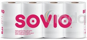 Sovio toalettpapír 8 tekercs 250 lap, 3 rétegű 100% cellulóz