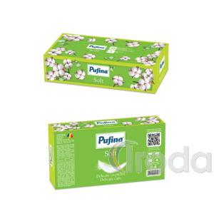 PUFINA kozmetikai kendő 2 r&eacute;teg 100 lap