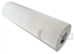 Orvosi pap&iacute;rlepedő, 40cmx50fm, perfor&aacute;lt, 2 r&eacute;tegű, cellul&oacute;z tartalm&uacute;, anyagvastags&aacute;g 2x18g/m2, nedvsz&iacute;v&oacute;
