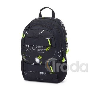 P+P OXY SPORT Graffiti Diák hátizsák + tolltartó  1-49125E