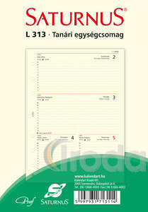 Pótlap Saturnus L313 tanári egységcsomag, chamois lapok, 2025 / 2026. évre,