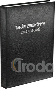 Tanári zsebkönyv A5, fekete borítóval 2025/2026 tanévre