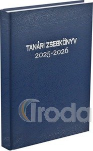 Tanári zsebkönyv A5, kék borítóval 2025/2026 tanévre