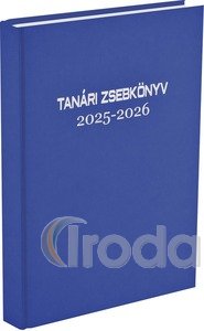 Tanári zsebkönyv A5, kék borítóval 2025/2026 tanévre