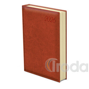 Top Timer Image Agenda B5 napi  vörösesbarna borítóval, chamois lap,  2026.év