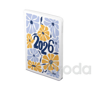 Agenda B6 heti, Top Timer Flexi, Retro Bloom borítóval 2026.év