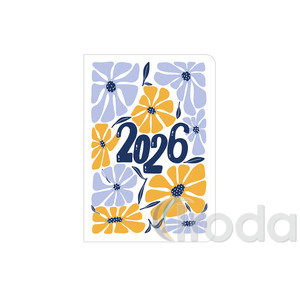 Agenda B6 heti, Top Timer Flexi, Retro Bloom borítóval 2026.év