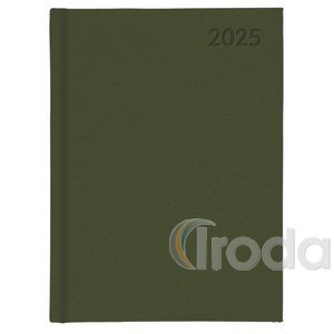 Agenda A4 heti zöld borítóval, fehér lap 2026.év