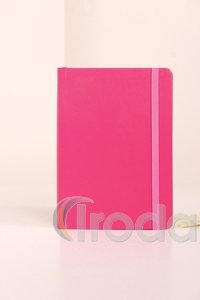 Jegyzetfüzet B6 Top Timer Rainbow pink borítóval, fehér lapok2024.év