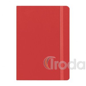 Jegyzetfüzet A5 keskenyített, Top Timer Notebook bordó borítóval, fehér lapok2024.év