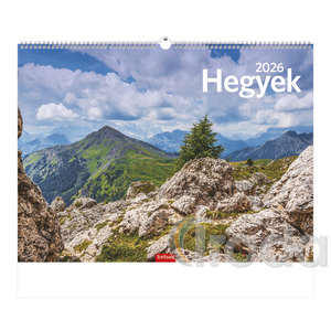 Képes falinaptár  Hegyek 420x310mm,  2026.év