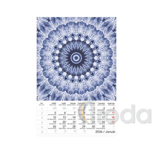 Képes falinaptár Top Timer Mandala naptár 220x330mm 2026.év