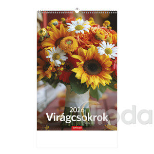Képes falinaptár Top Timer Virágcsokrok 220x330mm 2026.év