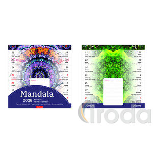 Top Timer Mágneses falinaptár, Mandala   2026.év