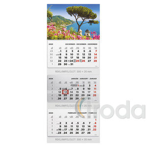 Speditőr naptár Top Timer Hegy, 3 tömb / 3 hónap, 320x852mm,  2026.év