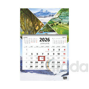 TopTimer T081 speditőr naptár 1 tömb/1 hónap, Évszakok, 315x470mm  2026.év