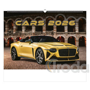 Képes falinaptár Top Timer 'Cars' 450x315mm,  2026.év
