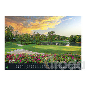 Képes falinaptár Top Timer 'GOLF' 485x340mm,  2026.év
