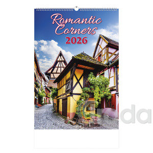 Képes falinaptár Top Timer 'ROMANTIC CORNERS 485x340mm,  2026.év