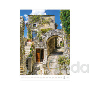 Képes falinaptár Top Timer 'ROMANTIC CORNERS 485x340mm,  2026.év
