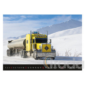 Képes falinaptár Top Timer Trucks, 450x315mm,  2026.év